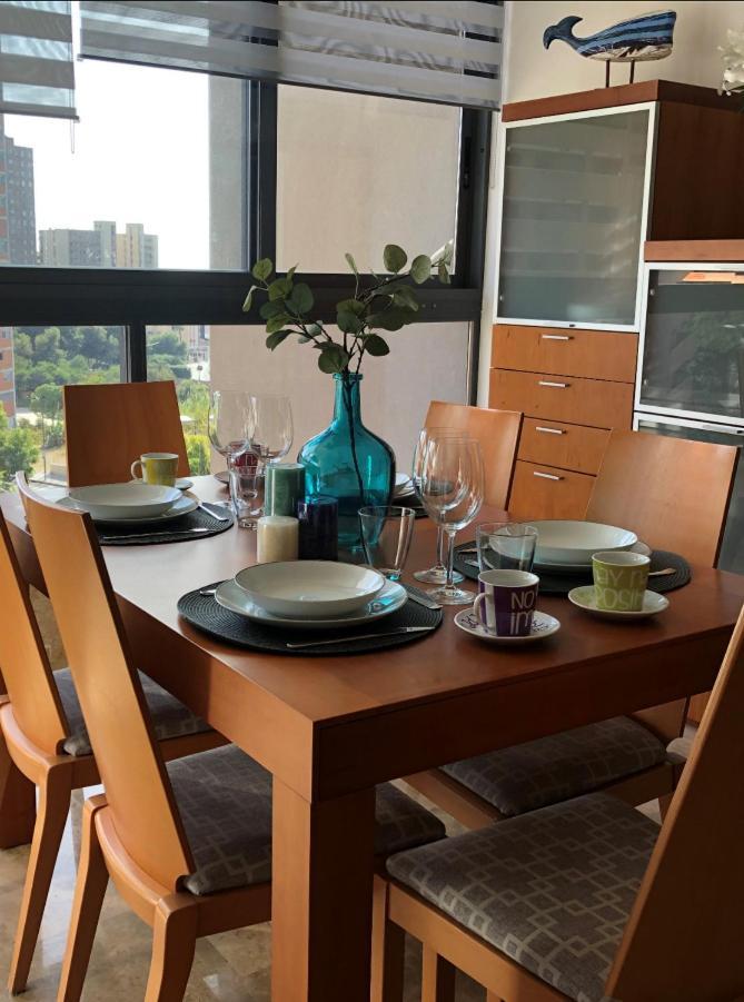 Apartamento Playa De Poniente Benidorm - Torre Dos Calas ภายนอก รูปภาพ